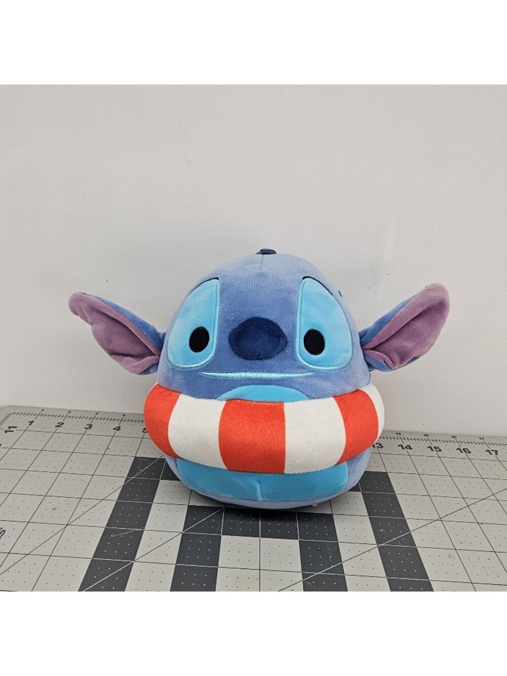 Squishmallow Kellytoy Plush Disney Lilo & Stitch Lifesaver Ring Stitch